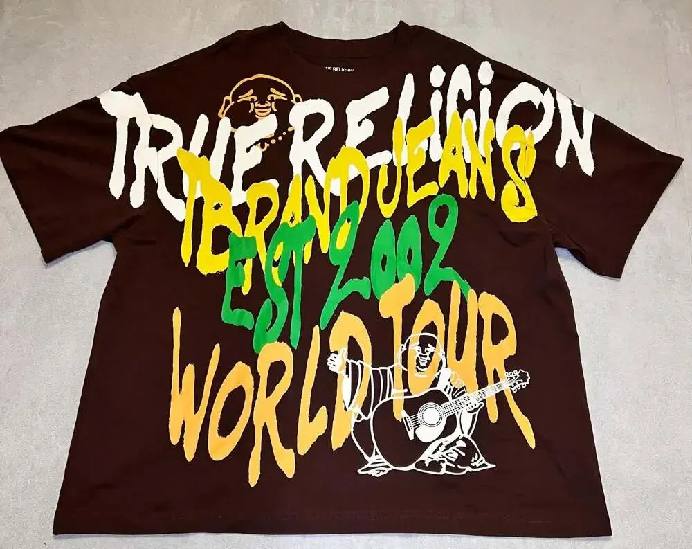 True Religion SS Graffiti Oversized Tee XL